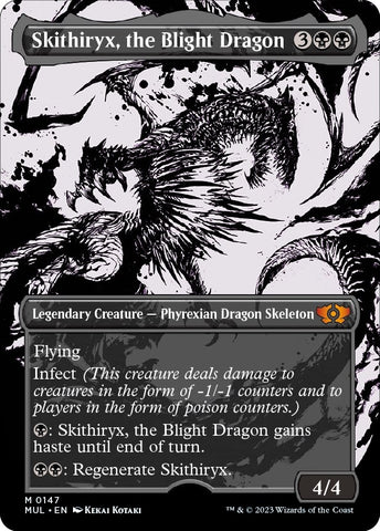 Image for Skithiryx, the Blight Dragon (Halo Foil) (147) [March of the Machine: Multiverse Legends]