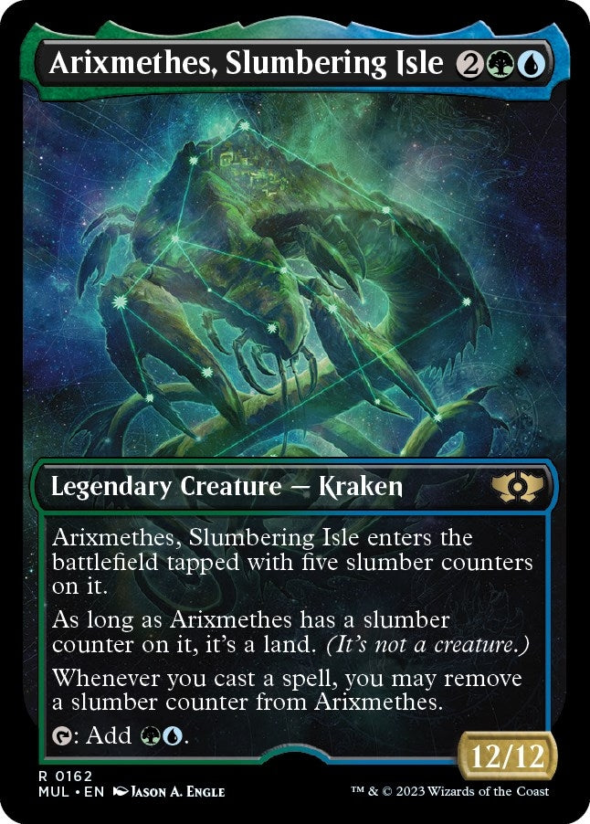 Image for Arixmethes, Slumbering Isle (Halo Foil) (162) [March of the Machine: Multiverse Legends]