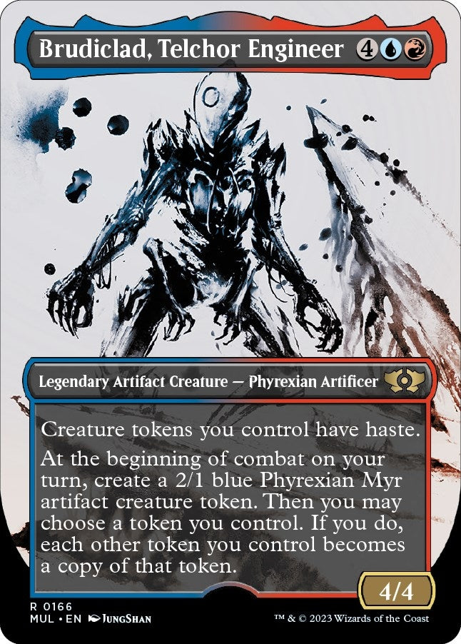 Image for Brudiclad, Telchor Engineer (Halo Foil) (166) [March of the Machine: Multiverse Legends]