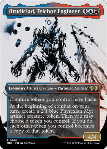Image for Brudiclad, Telchor Engineer (Halo Foil) (166) [March of the Machine: Multiverse Legends]