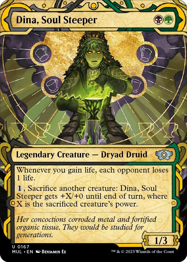 Image for Dina, Soul Steeper (Halo Foil) (167) [March of the Machine: Multiverse Legends]