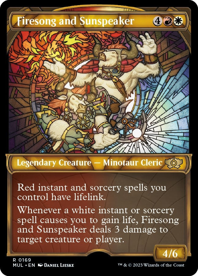 Image for Firesong and Sunspeaker (Halo Foil) (169) [March of the Machine: Multiverse Legends]