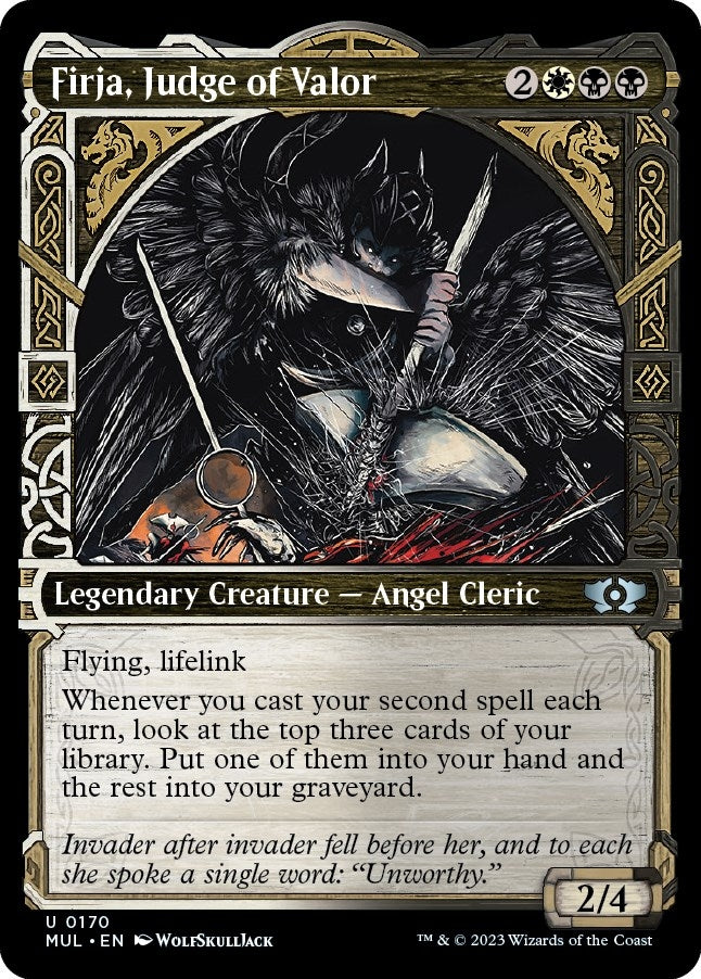 Image for Firja, Judge of Valor (Halo Foil) (170) [March of the Machine: Multiverse Legends]