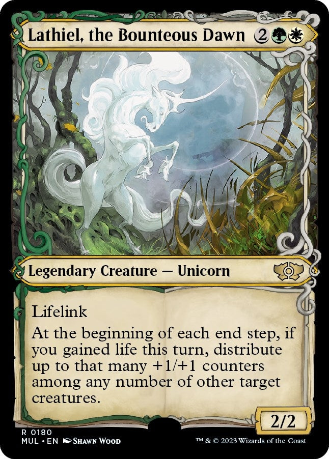 Image for Lathiel, the Bounteous Dawn (Halo Foil) (180) [March of the Machine: Multiverse Legends]