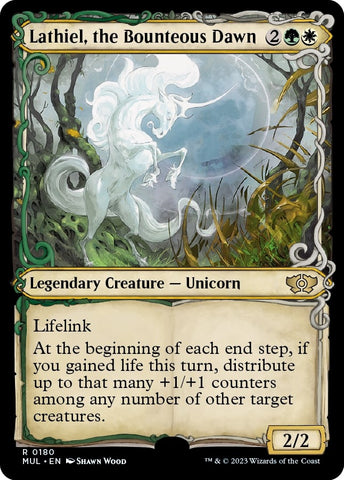 Image for Lathiel, the Bounteous Dawn (Halo Foil) (180) [March of the Machine: Multiverse Legends]