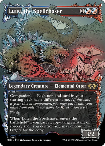 Image for Lutri, the Spellchaser (Halo Foil) (182) [March of the Machine: Multiverse Legends]
