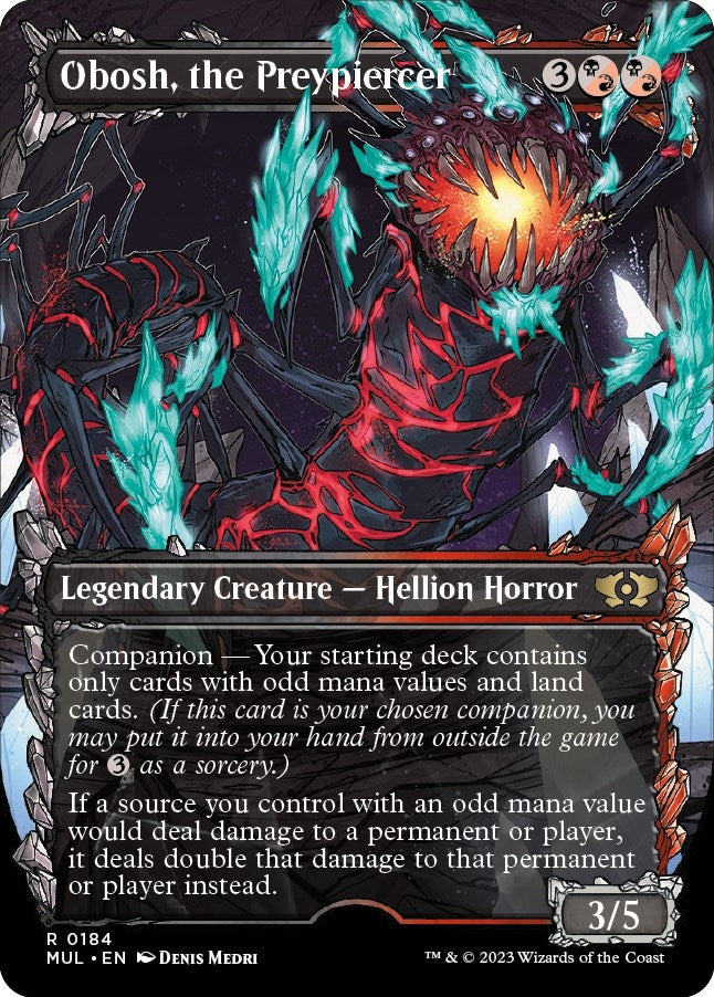 Image for Obosh, the Preypiercer (Halo Foil) (184) [March of the Machine: Multiverse Legends]