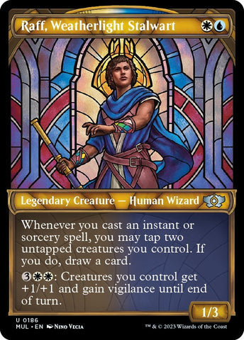 Image for Raff, Weatherlight Stalwart (Halo Foil) (186) [March of the Machine: Multiverse Legends]