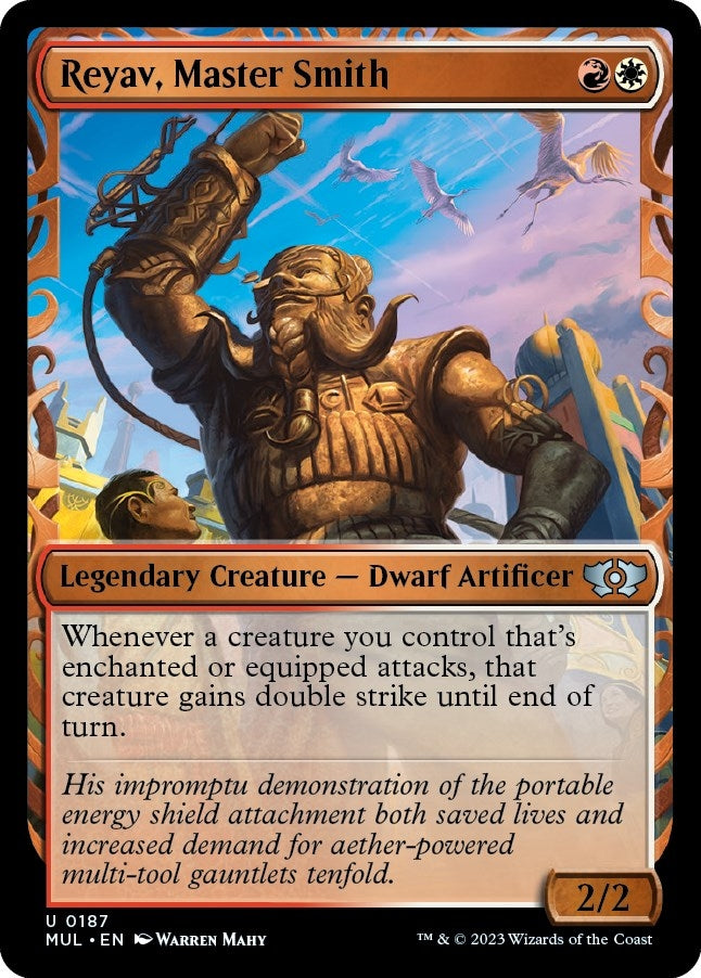 Image for Reyav, Master Smith (Halo Foil) (187) [March of the Machine: Multiverse Legends]