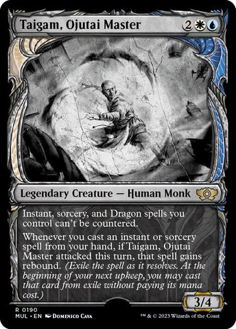 Image for Taigam, Ojutai Master (Halo Foil) (190) [March of the Machine: Multiverse Legends]