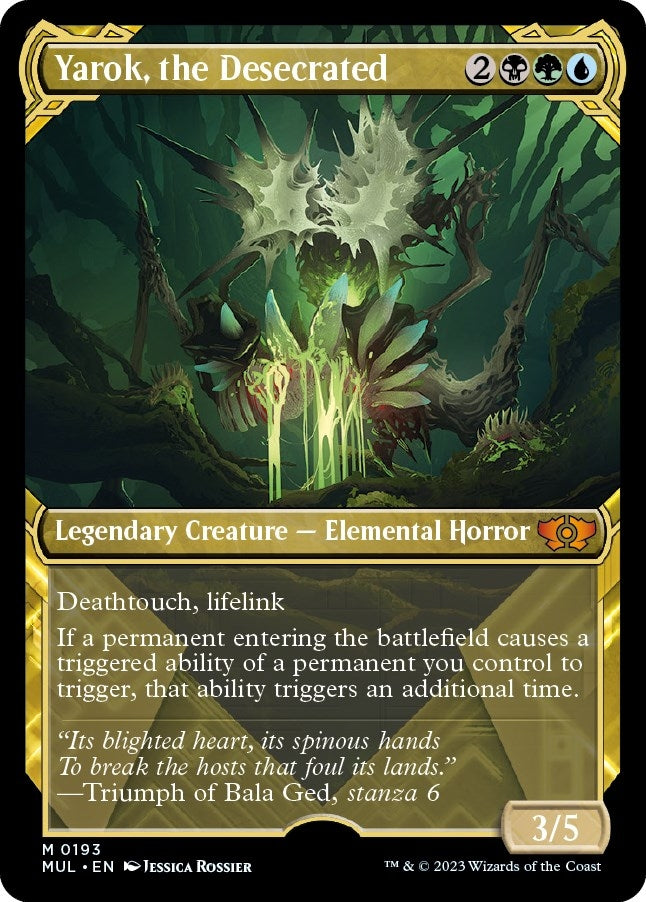 Image for Yarok, the Desecrated (Halo Foil) (193) [March of the Machine: Multiverse Legends]