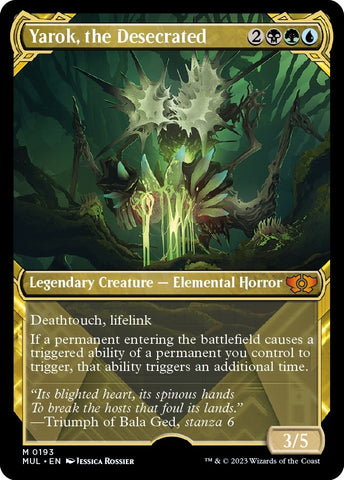 Image for Yarok, the Desecrated (Halo Foil) (193) [March of the Machine: Multiverse Legends]