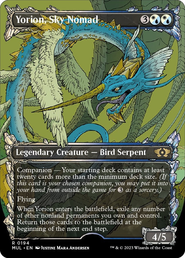 Image for Yorion, Sky Nomad (Halo Foil) (194) [March of the Machine: Multiverse Legends]