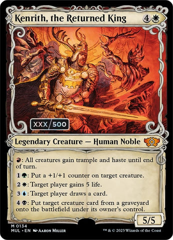 Image for Kenrith, the Returned King (Serial Numbered) (134) [March of the Machine: Multiverse Legends]