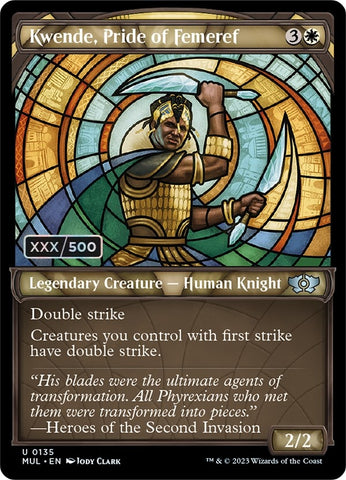 Image for Kwende, Pride of Femeref (Serial Numbered) (135) [March of the Machine: Multiverse Legends]