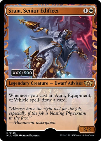 Image for Sram, Senior Edificer (Serial Numbered) (136) [March of the Machine: Multiverse Legends]
