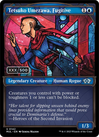 Image for Tetsuko Umezawa, Fugitive (Serial Numbered) (142) [March of the Machine: Multiverse Legends]