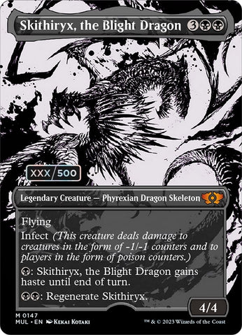 Image for Skithiryx, the Blight Dragon (Serial Numbered) (147) [March of the Machine: Multiverse Legends]