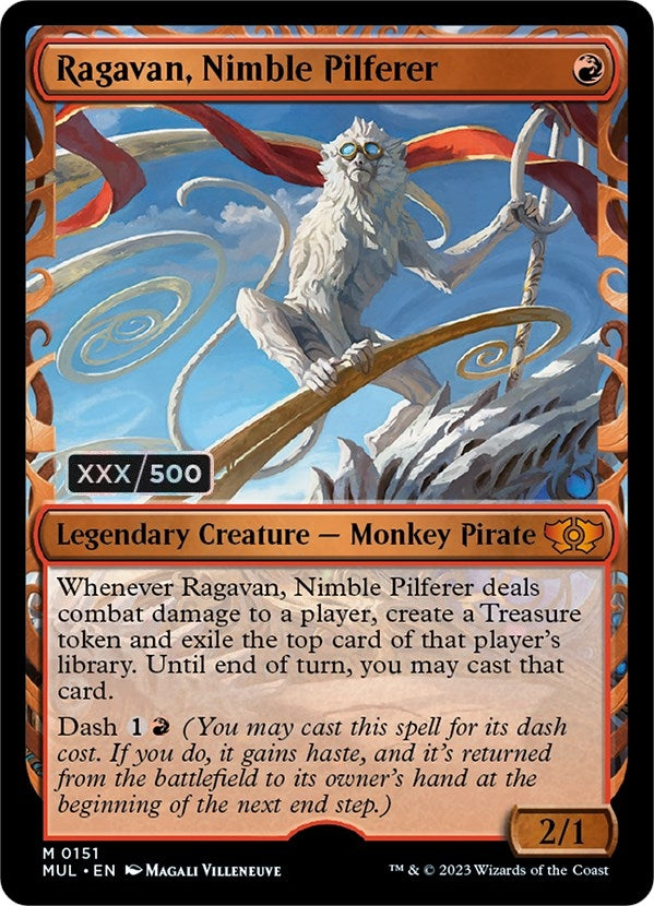 Image for Ragavan, Nimble Pilferer (Serial Numbered) (151) [March of the Machine: Multiverse Legends]