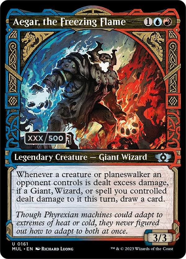 Image for Aegar, the Freezing Flame (Serial Numbered) (161) [March of the Machine: Multiverse Legends]