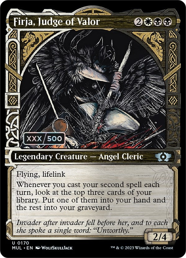 Image for Firja, Judge of Valor (Serial Numbered) (170) [March of the Machine: Multiverse Legends]