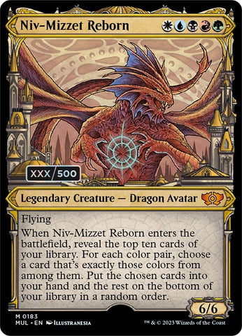 Image for Niv-Mizzet Reborn (Serial Numbered) (183) [March of the Machine: Multiverse Legends]