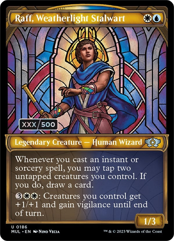Image for Raff, Weatherlight Stalwart (Serial Numbered) (186) [March of the Machine: Multiverse Legends]