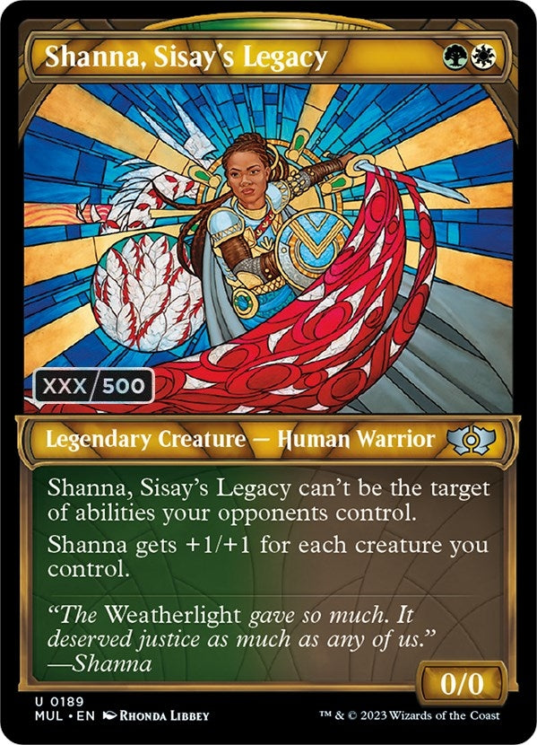 Image for Shanna, Sisay's Legacy (Serial Numbered) (189) [March of the Machine: Multiverse Legends]
