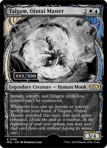 Image for Taigam, Ojutai Master (Serial Numbered) (190) [March of the Machine: Multiverse Legends]