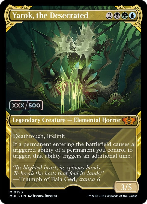 Image for Yarok, the Desecrated (Serial Numbered) (193) [March of the Machine: Multiverse Legends]