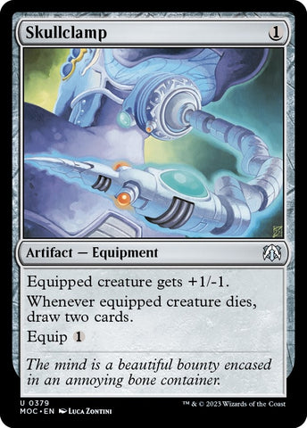 Image for Skullclamp (379) [Commander: March of the Machine]