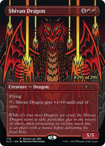 Image for Shivan Dragon (Serial Numbered) (716) [Secret Lair Drop Series]