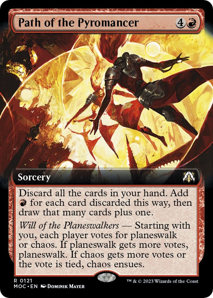 Image for Path of the Pyromancer (Extended Art) (121) [Commander: March of the Machine]