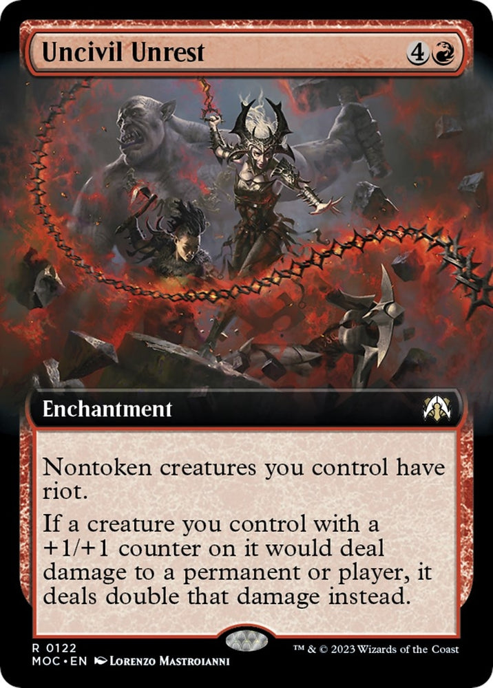Image for Uncivil Unrest (Extended Art) (122) [Commander: March of the Machine]