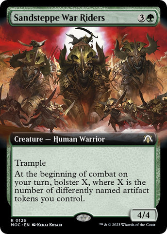 Image for Sandsteppe War Riders (Extended Art) (126) [Commander: March of the Machine]