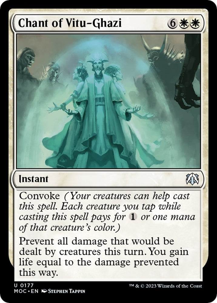 Image for Chant of Vitu-Ghazi (177) [Commander: March of the Machine]
