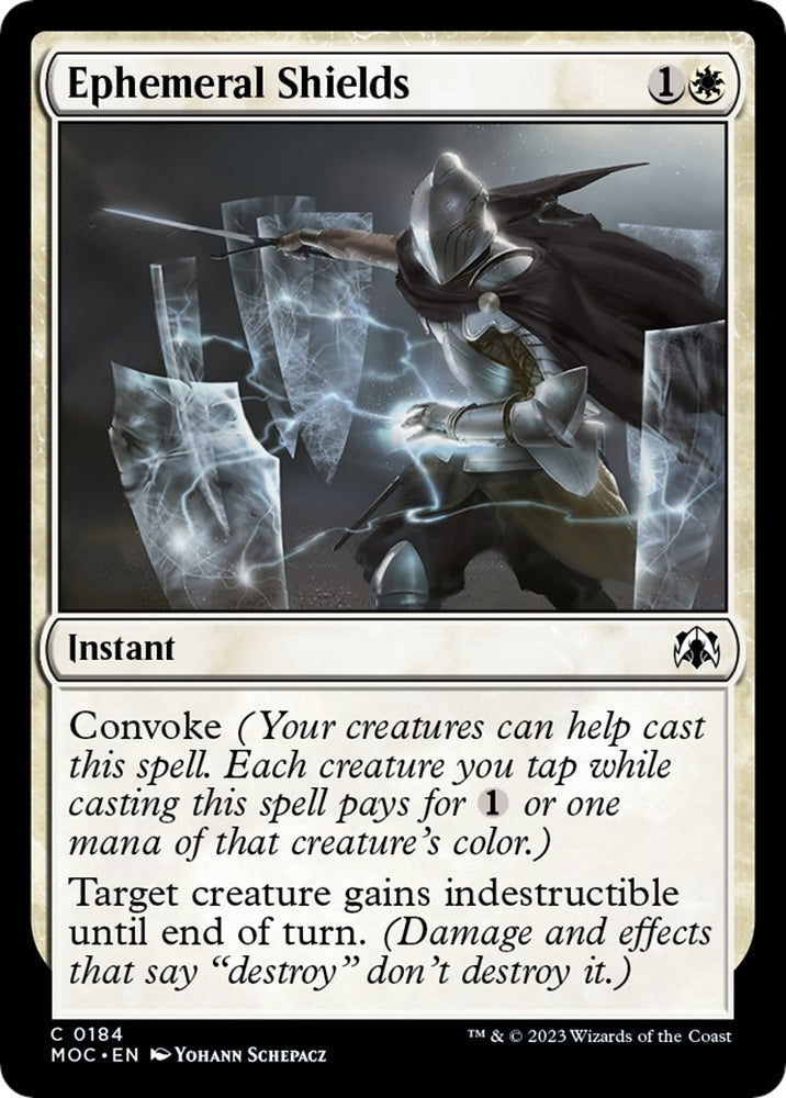 Image for Ephemeral Shields (184) [Commander: March of the Machine]