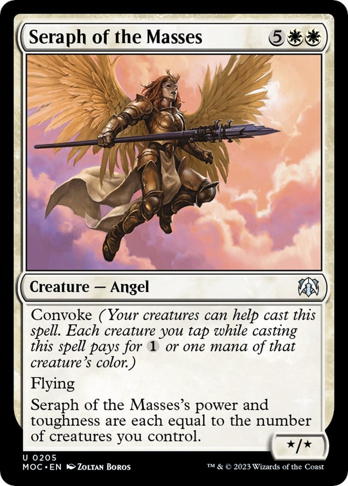 Image for Seraph of the Masses (205) [Commander: March of the Machine]