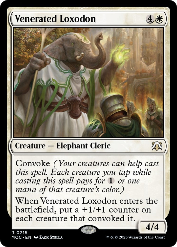 Image for Venerated Loxodon (215) [Commander: March of the Machine]