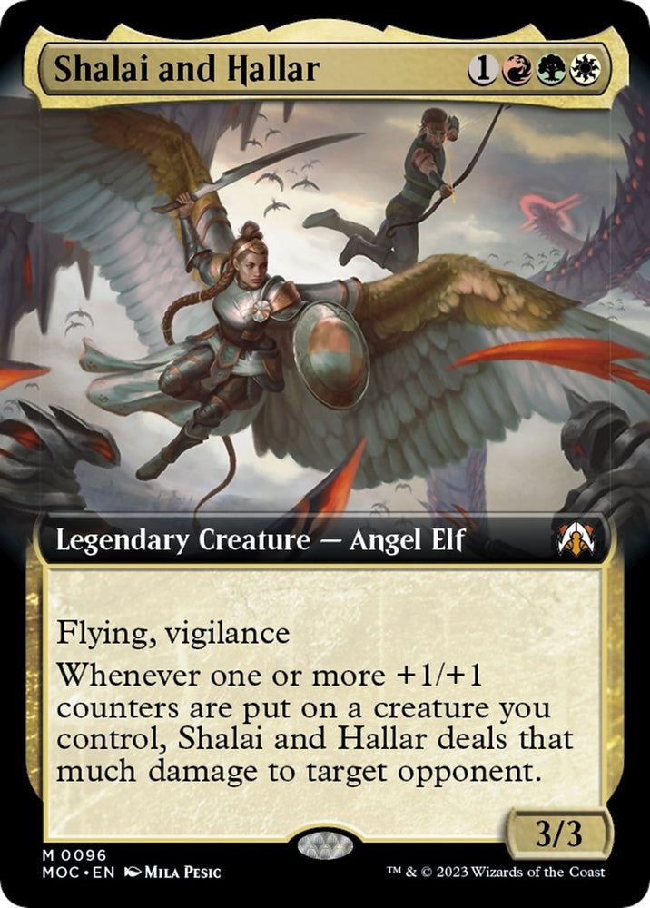 Image for Shalai and Hallar (Extended Art) (96) [Commander: March of the Machine]