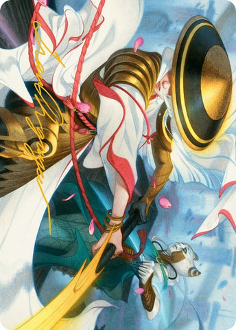 Image for Cut Short Art Card (Gold-Stamped Signature) (3) [Art Series: March of the Machine]