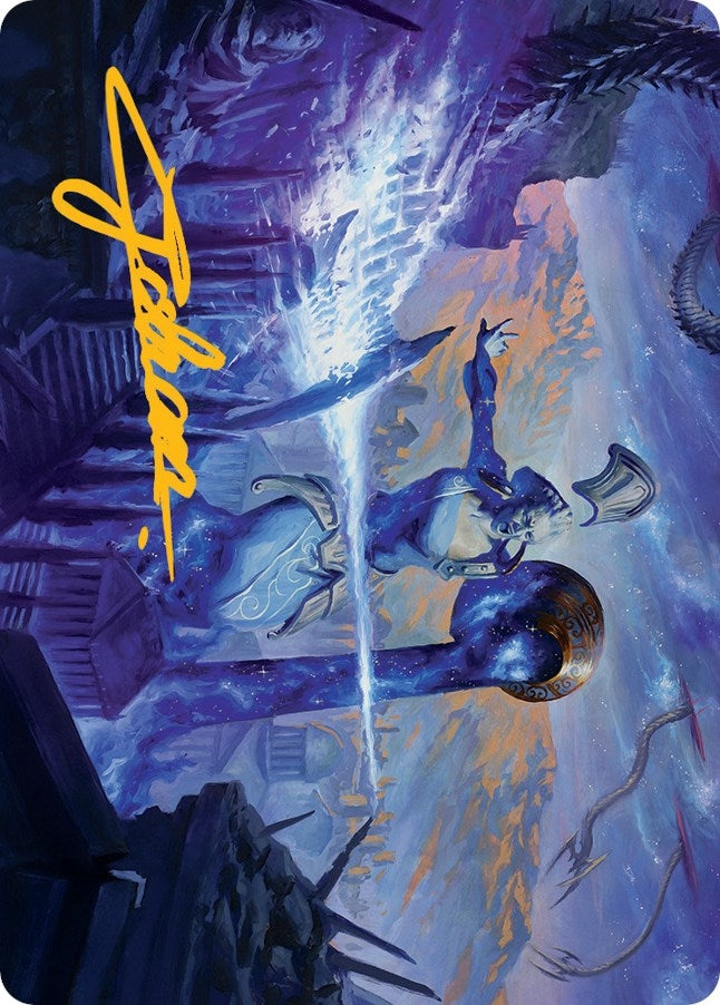 Image for Ephara, Ever-Sheltering Art Card (Gold-Stamped Signature) (8) [Art Series: March of the Machine]