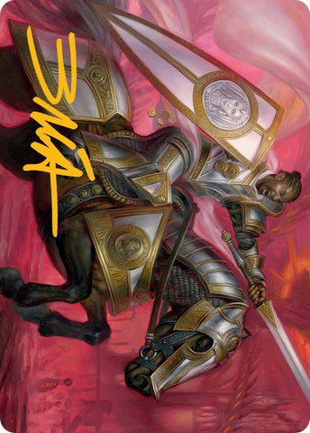 Image for Sigiled Sentinel Art Card (Gold-Stamped Signature) (9) [Art Series: March of the Machine]