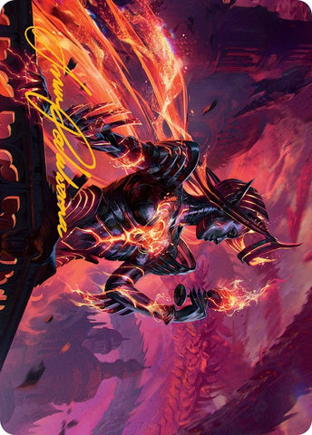 Image for Ayara, Furnace Queen Art Card (Gold-Stamped Signature) (21) [Art Series: March of the Machine]