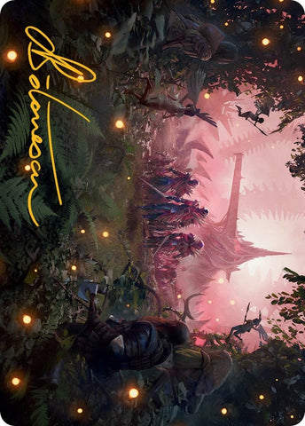 Image for Invasion of Eldraine Art Card (Gold-Stamped Signature) (24) [Art Series: March of the Machine]