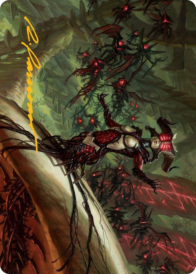 Image for Sheoldred Art Card (Gold-Stamped Signature) (28) [Art Series: March of the Machine]