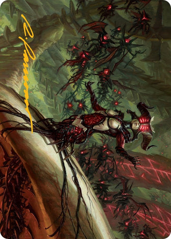 Image for Sheoldred Art Card (Gold-Stamped Signature) (28) [Art Series: March of the Machine]