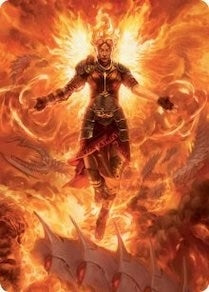Image for Chandra, Hope's Beacon Art Card (30) [Art Series: March of the Machine]