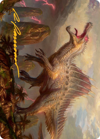 Image for Etali, Primal Conqueror Art Card (Gold-Stamped Signature) (31) [Art Series: March of the Machine]