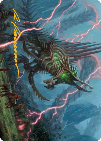 Image for Etali, Primal Sickness Art Card (Gold-Stamped Signature) (32) [Art Series: March of the Machine]
